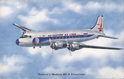 DC-4 Silverliner, Eastern Air Lines Postcard