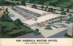 Inn America Motor Hotel Postcard