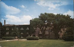 The Administration Building - Central Missouri State College Postcard