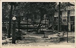 Wonder Spring Pavilion and Park Postcard