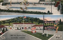 Rose-Etta Lodge Postcard