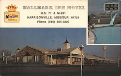 Hallmark Inn Motel Postcard