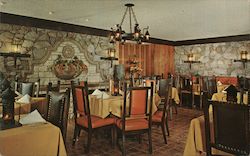 Restaurant, Crestpark Hotel Dallas, TX Postcard Postcard Postcard