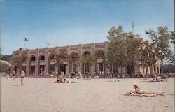 Pavilion and Bath House. Indiana Dunes State Park Postcard