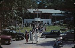 The Main Auditorium Camp-of-the-Woods Postcard