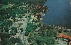 Aerial View Lake George, NY Postcard Postcard Postcard