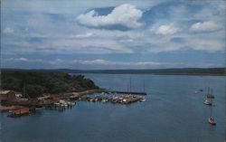 View from Raymond E. Baldwin Bridge Postcard