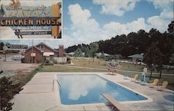 Mrs. Kennedy's Chicken House and Parkwood Court Postcard