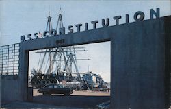 U.S.S. Constitution, U.S. Naval Shipyard Postcard