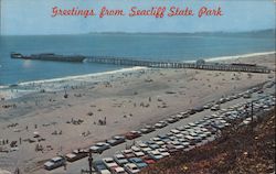 Greetings from Seacliff State Park Aptos, CA Postcard Postcard Postcard