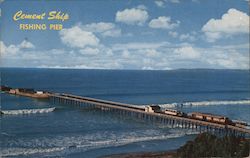 Cement Ship Fishing Pier Sea Cliff State Park Aptos, CA Hilt Hansen Postcard Postcard Postcard