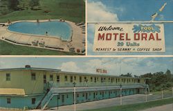 Motel Oral Massena, NY Postcard Postcard Postcard