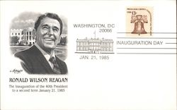 Inauguration Day 1985 - Ronald Wilson Reagan Washington, DC Washington DC Postcard Postcard Postcard