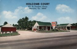 Holcomb Court Postcard