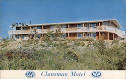 Clansman Motel Postcard
