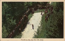 Fourth of July Jay Cees Ski Jump Postcard