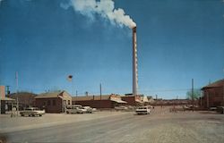 Smelter Smokestack Hurley, NM Gene Aiken Postcard Postcard Postcard