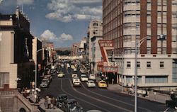 Truckee River, Mape's and Virginia Street, looking North Postcard