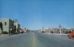 Main Street Van Horn Texas Postcard Postcard Postcard