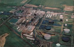Airview Oil Refinery Postcard