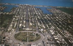 Air View of Hollywood Florida Postcard Postcard Postcard