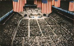 Scene of the Billy Graham Crusade at Madison Square Garden Postcard