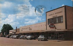 John C. Rogers Drug - North West Side of Square Center, TX Postcard Postcard Postcard