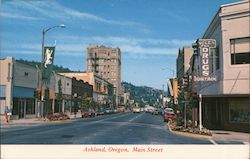 Main Street Ashland, OR Postcard Postcard Postcard