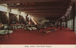 Lobby, Dallas-Fort Worth Airport Texas Postcard Postcard 