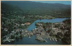 Air View of Wolfeboro New Hampshire Postcard Postcard Postcard