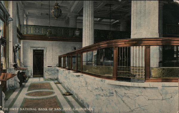 First National Bank Interior San Jose California