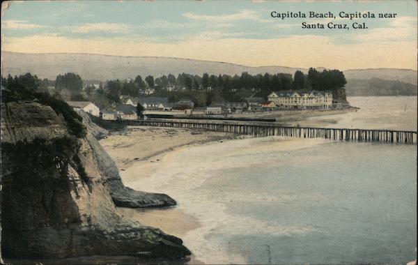 Capitola Beach, Capitola Near Santa Cruz, Cal. California