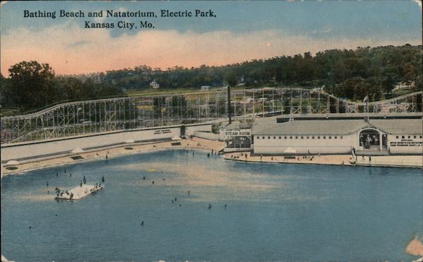 Bathing Beach and Natatorium, Electric Park Kansas City Missouri