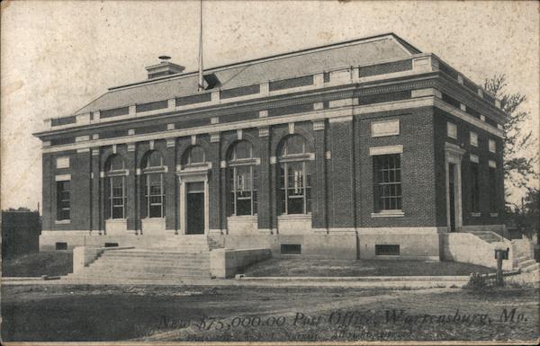 New $75,000 Post Office Warrensburg Missouri
