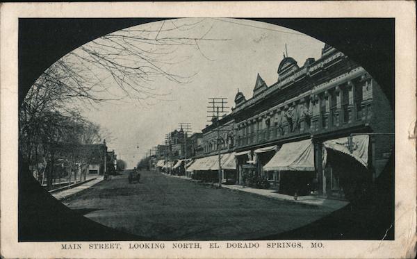 Main Street, Looking North El Dorado Springs Missouri