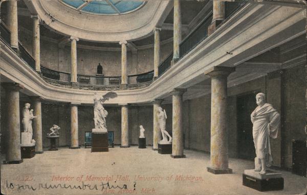 Interior of Memorial Hall University of Michigan Ann Arbor