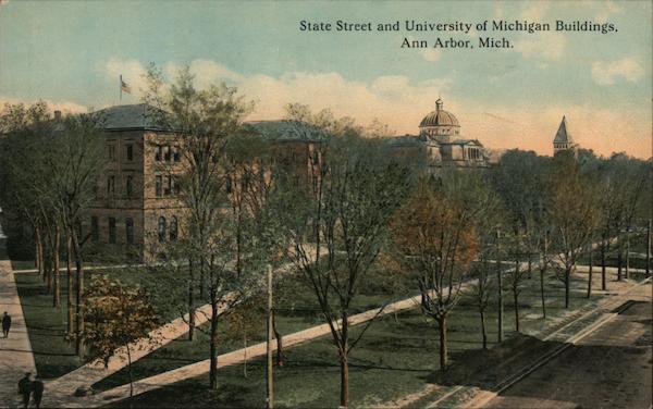 State Street And University Of Michigan Buildings Ann Arbor