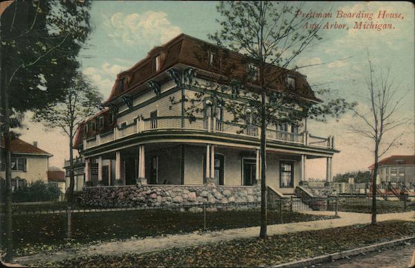 Prettman Boarding House Ann Arbor Michigan