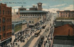 North Main Street Pueblo, CO Postcard Postcard Postcard