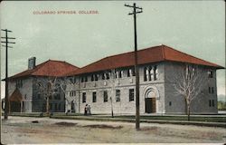 Colorado Springs College Postcard