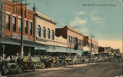 Polk Street Amarillo, TX Postcard Postcard Postcard
