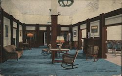 "The Lounge" - Harris-Emery Store Postcard