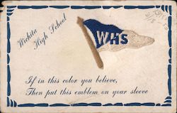 Wichita High School Postcard