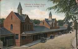 Delaware and Hudson Depot Saratoga Springs, NY Postcard Postcard Postcard
