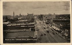 Douglas Ave, Looking West Wichita, KS Postcard Postcard Postcard