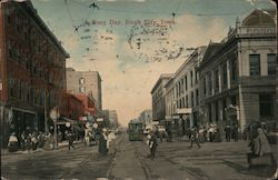 A Busy Day Sioux City, IA Postcard Postcard Postcard