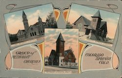 Group of Methodist Churches Postcard