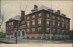 West Denver High School Postcard