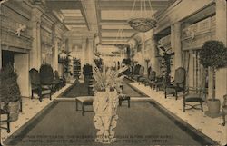 Roman Promenade - The Albany Hotel and New Fire Proof Annex Postcard