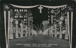 Court of Honor 32nd Triennial Conclave Knights Templar 1913 Denver, CO Postcard Postcard Postcard